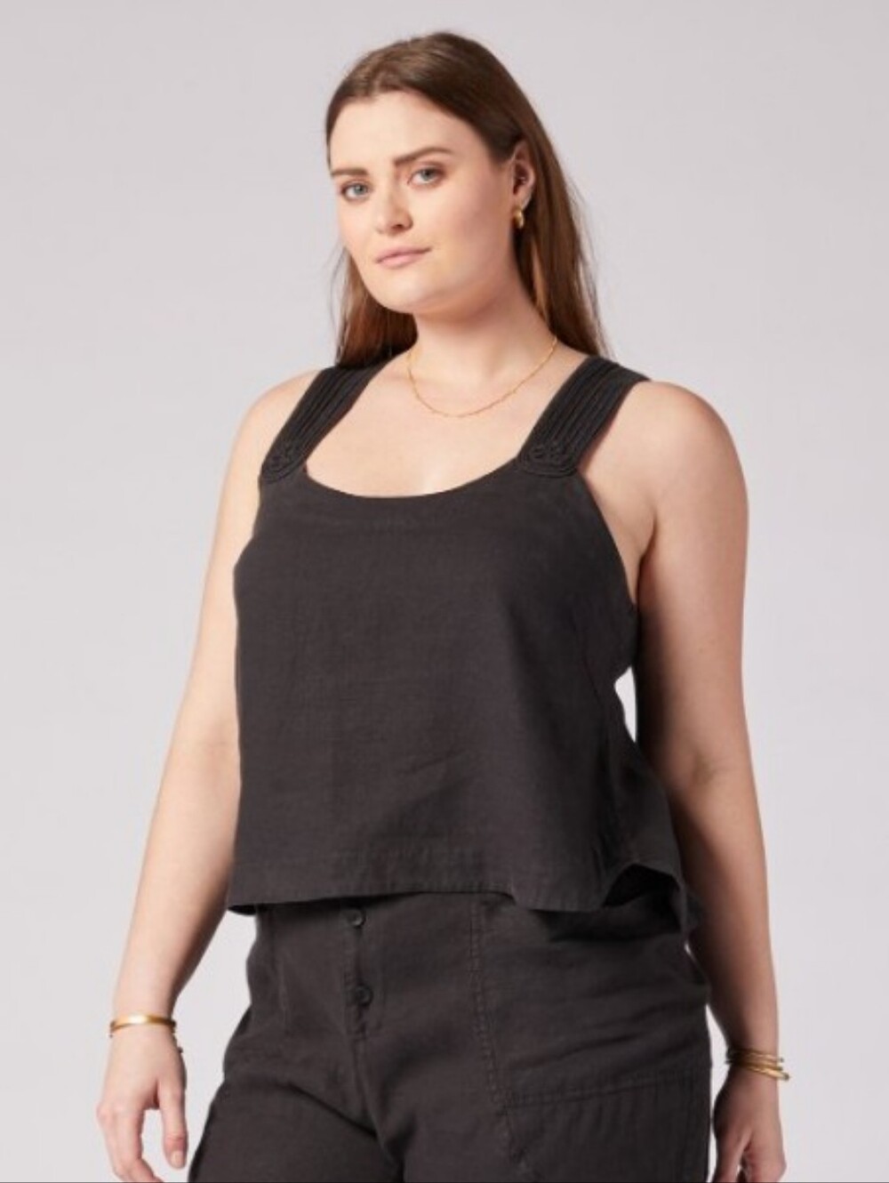 Joie Linen Paisley Sleeveless Top - Picture 2 of 9